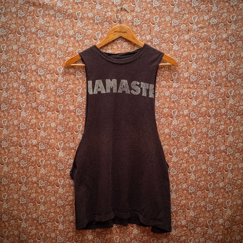 Namaste Vintage Yoga Tank Top Muscle Tee